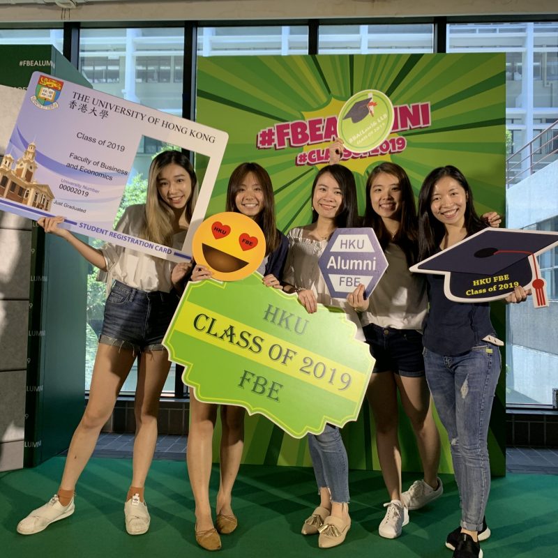 Final year students had a blast at #FBEalumni pop-up event