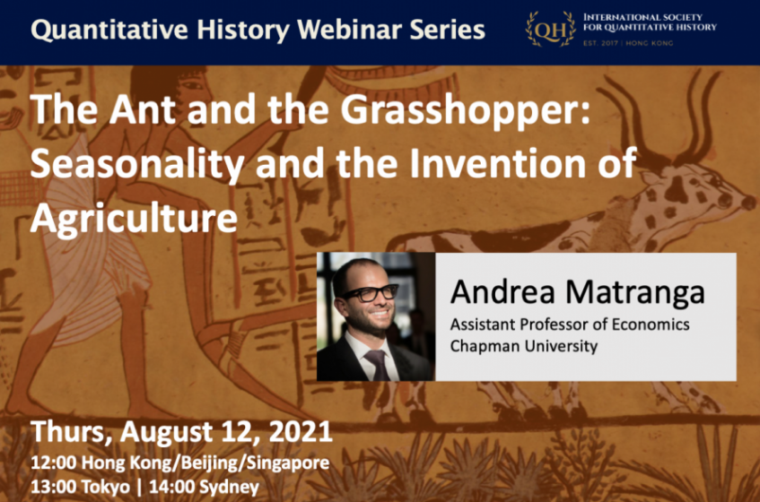 The Ant and the Grasshopper: Seasonality and the Invention of Agriculture