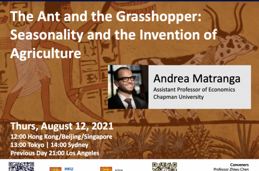 The Ant and the Grasshopper: Seasonality and the Invention of Agriculture