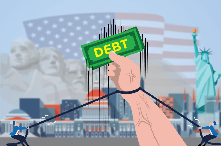 The debt ceiling of the US government