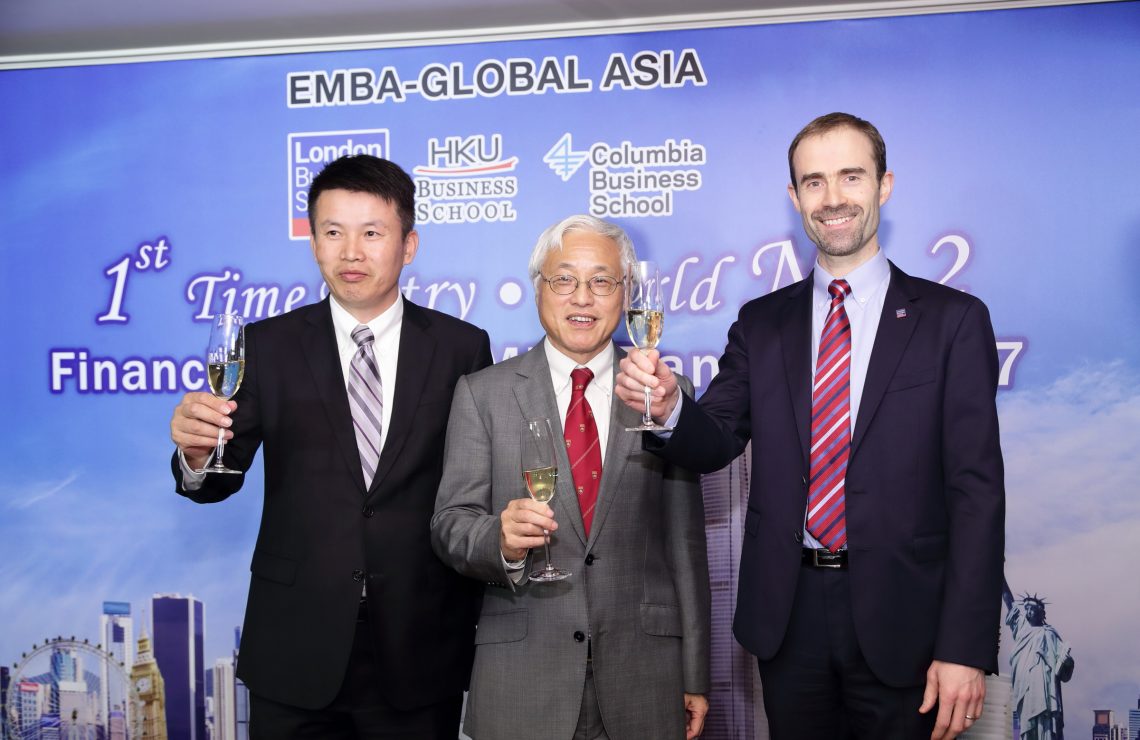 EMBA-Global Asia programme awarded second in its first ever ranking by Financial Times