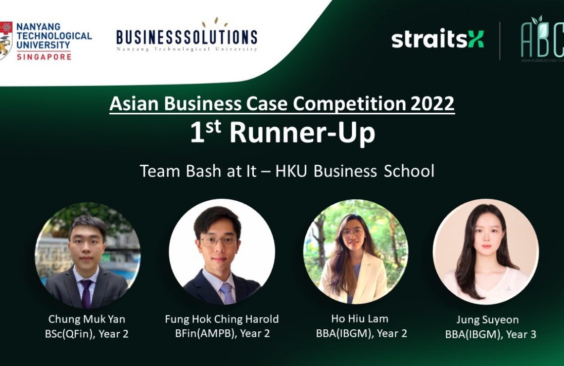 1st Runner-up of the Asian Business Case Competition 2022