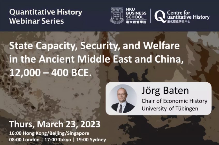 State Capacity, Security, and Welfare in the Ancient Middle East and China, 12,000 – 400 BCE.