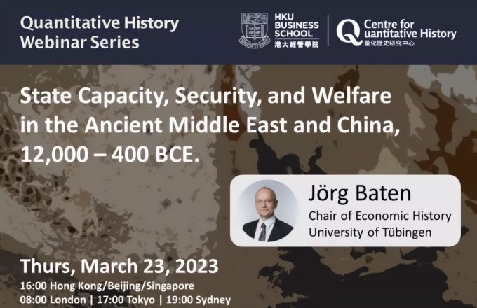 State Capacity, Security, and Welfare in the Ancient Middle East and China, 12,000 – 400 BCE.