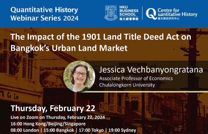 The Impact of the 1901 Land Title Deed Act on Bangkok’s Urban Land Market