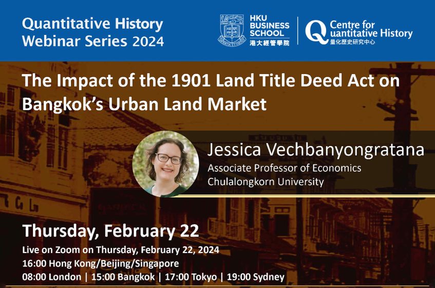 The Impact of the 1901 Land Title Deed Act on Bangkok’s Urban Land Market