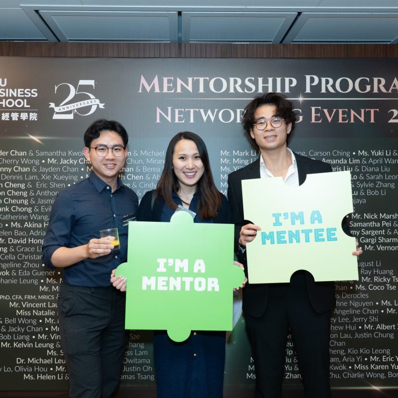 Ready to Pop: Unlocking Potential at the HKU Business School Mentorship Programme 2025-26 Networking Event