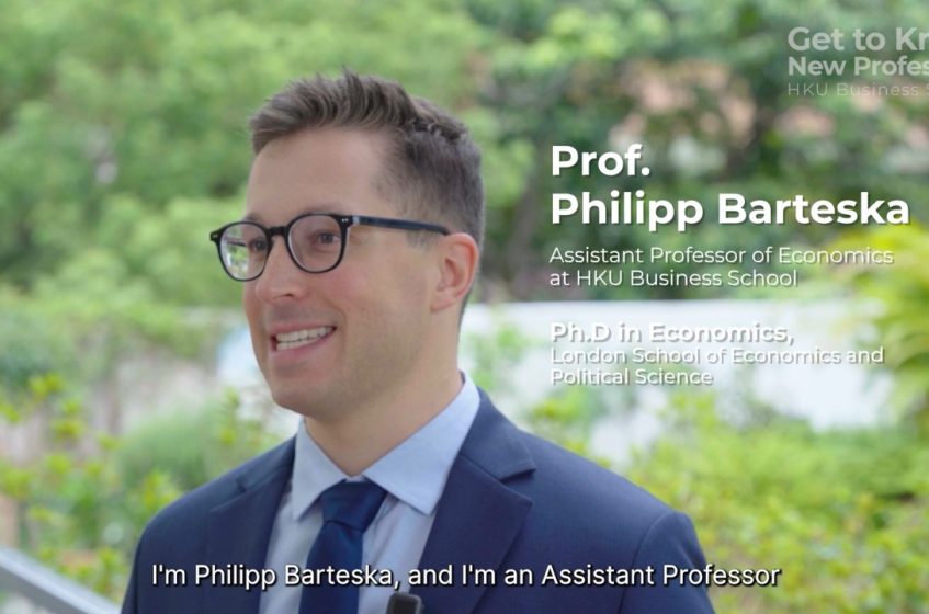 Meet Our New Faculty Member – Assistant Professor Philipp Barteska