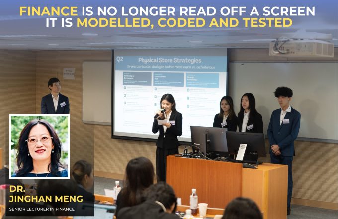 Finance is no longer read off a screen. It is modelled, coded and tested.